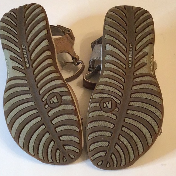 MERRELL ALUMINUM SANDALS PERFORMANCE FOOT WEAR  7 - Picture 7 of 8